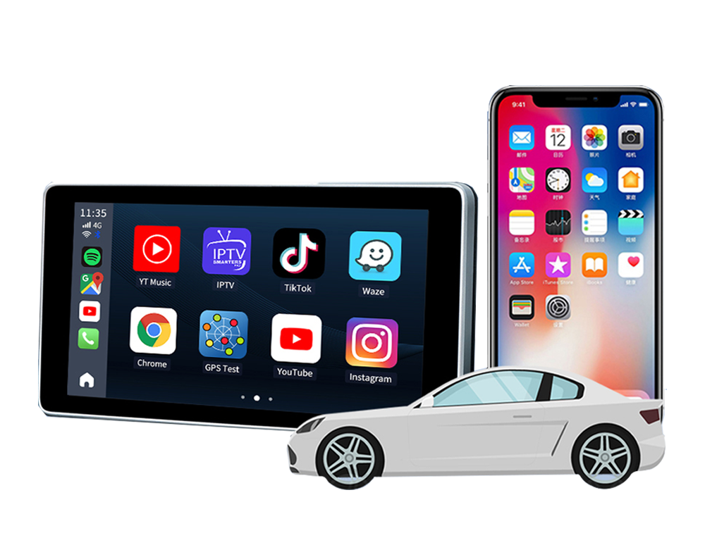 Tesla Wireless Apple Carplay Android Auto CPC200-Tbox